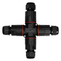Złączka kablowa SZPN 295X-4T, (5x1,5), czwórnik, IP68 czarna (1szt) | 39.2954 Elektro-Plast Opatówek