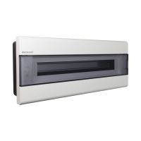 Rozdzielnica moduł. p/t SRp-24/1 1x24 222x533x110mm IP40 (N+PE) drzwi transp, biała (1szt) | 2.55 Elektro-Plast Opatówek
