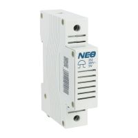 Dzwonek na szynę 230V DZTH230 65,5x17,8x84mm biały (12szt) | 87.40 Elektro-Plast Opatówek