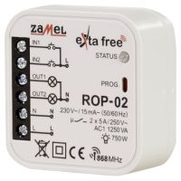 Radiowy odbiornik dopuszkowy 2-kanałowy TYP: ROP-02 | EXF10000050 Zamel