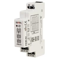 Przekaźnik elektromagnetyczny 24V AC/DC 2X8A TYP: PEM-02/024 | EXT10000096 Zamel