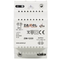 Zasilacz impulsowy 12V DC 2,0A TYP: ZIM-12/25 | EXT10000160 Zamel