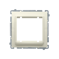 Adapter (przejściówka) na osprzęt standardu 45x45mm, beż BMA45M/12 Simon Basic | BMA45M/12 Kontakt Simon