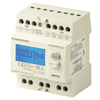 Licznik energii Countis E44, 3-fazowy, pół-pośredni, 5A, 4 moduł szeregowy RS485, MID | 48503014 Socomec