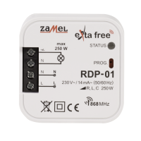 Ściemniacz radiowy dopuszkowy 1-kanałowy RDP-01 | EXF10000021 Zamel
