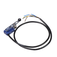 Wyłącznik krańcowy XCMD dźwignia o zmiennej długości z rolką 1NC+1NO kabel 1m | XCMD2145L1 TMSS France
