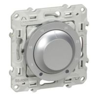 Termostat elektroniczny obrotowy, aluminium, Odace | S530501 Schneider Electric