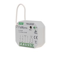 Sterownik radiowy dwukanałowy PW-LED2P 12V - montaż podtynkowy 10-16V DC | FW-LED2P F&F