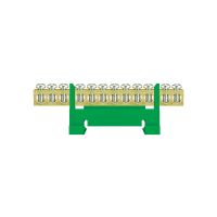 Listwa zaciskowa LZ 12/Z 12x16mm2 montowana na szynie zielona | E.4021 Pawbol