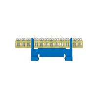 Listwa zaciskowa LZ 12/N, 12x16mm2, montowana na szynie, niebieska | E.4024 Pawbol