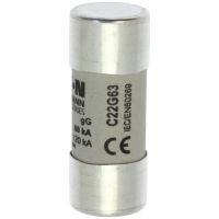 Wkładka bezpiecznikowa cylindryczna gG 22x58mm 63A 690VAC (zwłoczna) | C22G63 Eaton