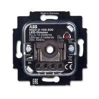 Ściemniacz BUSCH-DIMMER do regulowanych źródeł światła LED, ze sterowaniem,6523 U-102-500 | 2CKA006512A0335 ABB
