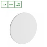 Oprawa na elewację PIATTA 18W CCT 3000/4000/6000K 230V IP44 250x47mm biała okrągła | SLI003043CCT_PW Wojnarowscy