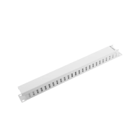 Organizer kabli 19" 1u z zaślepką - typ A szary LANBERG | AK-1201-S Lanberg
