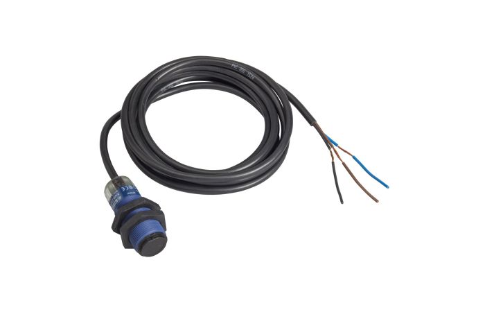 Czujnik fotoelektryczny M18 z wyjściem PNP 1NC, 12-24V DC, kabel 2m | XUB5APANL2 TMSS France