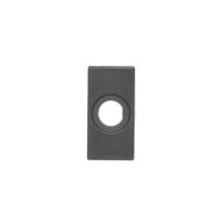 Płytka K45/2 22,5x45mm z otworem fi 14mm, czarny, Simon Connect | K103/14 Kontakt Simon