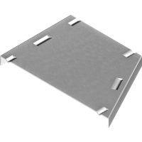 Pokrywa redukcji lewej PRKLJ200/150, gr.blachy 1,0mm | 105320 Baks