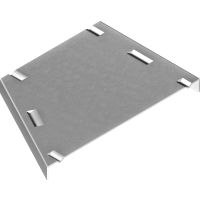 Pokrywa redukcji prawej PRKPJ200/150, gr.blachy 1,0mm | 105920 Baks