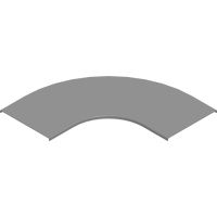 Pokrywa kolanka 90st. PKKZC600, gr.blachy 2,0mm | 301060 Baks