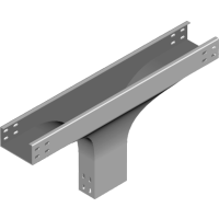 Trójnik reducyjny symetryczny TRZP100H50, gr.blachy 1,5mm | 352210 Baks