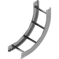 Łuk pionowy wewnętrzny drabiny LPDWC600H100N, gr.blachy 2.0mm | 499361 Baks
