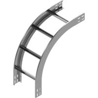 Łuk pionowy zewnętrzny drabiny LPDZC300H80N, gr.blachy 2.0mm | 489130 Baks