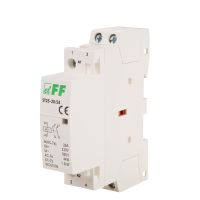 Stycznik modułowy, montaż na szynie, styki 2NO, 25A | ST25-20-24V F&F
