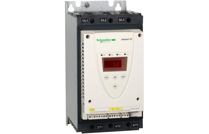 Układ łagodnego rozruchu ATS22 3-fazowe 230/440VAC 50/60Hz 45kW 88A IP20, Altistart 22 | ATS22D88Q Schneider Electric