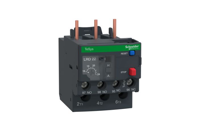 Przekaźnik przeciążeniowy 16-24A klasa 10A, TeSys K, D | LRD22 Schneider Electric