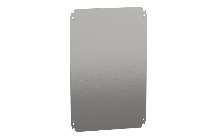 Płyta pełna montażowa 600x400mm (WxS), wykonana z arkusza stali galwanicznej, S3D, Thalassa | NSYMM64 Schneider Electric