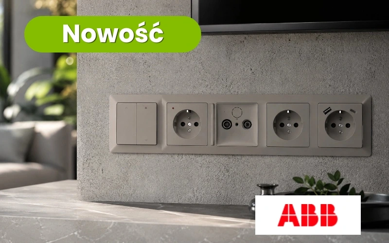 ABB Zoni – nowa seria włączników i gniazd dostępna w 6 kolorach